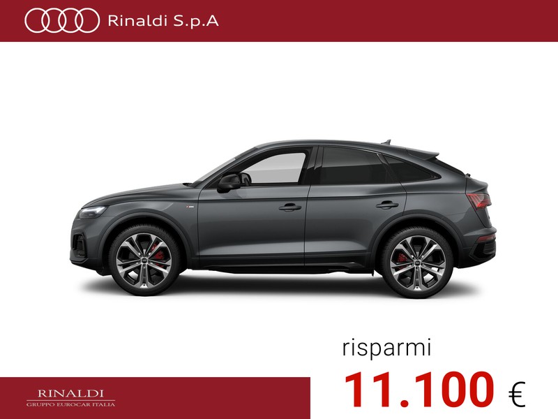 Audi Q5 sportback 40 2.0 tdi mhev 12v identity black quattro s-tronic