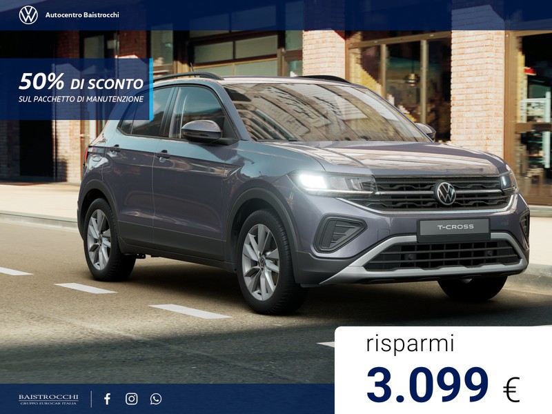 Volkswagen T-Cross Edition Plus 1.0 TSI 115 CV