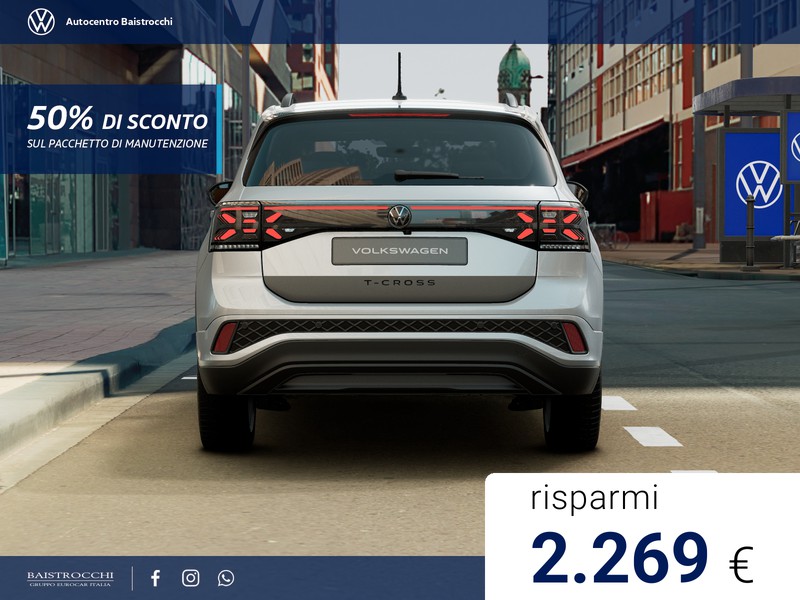 Volkswagen T-Cross R-Line Plus 1.0 TSI 115 CV