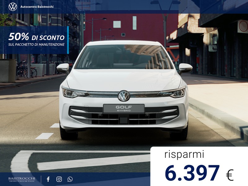 Volkswagen Golf eHybrid Style 1.5 TSI 204 CV DSG