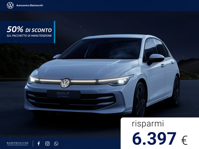 Volkswagen Golf eHybrid Style 1.5 TSI 204 CV DSG