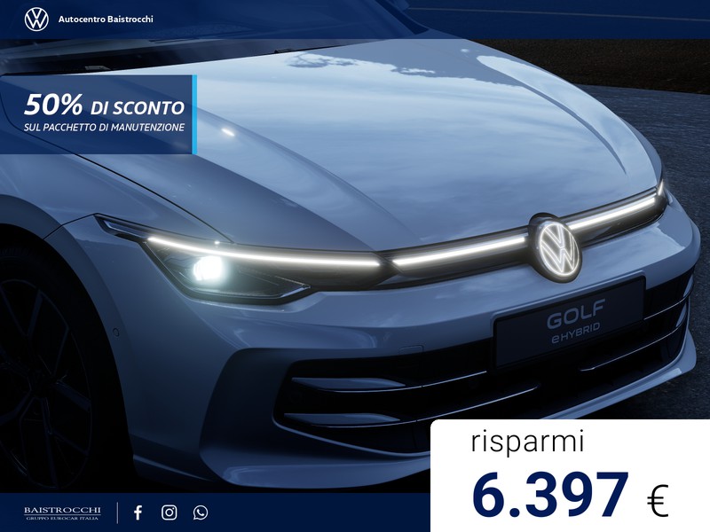 Volkswagen Golf eHybrid Style 1.5 TSI 204 CV DSG