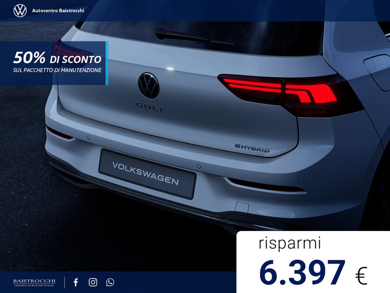 Volkswagen Golf eHybrid Style 1.5 TSI 204 CV DSG