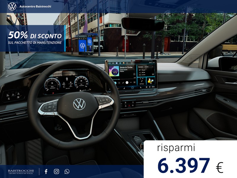 Volkswagen Golf eHybrid Style 1.5 TSI 204 CV DSG