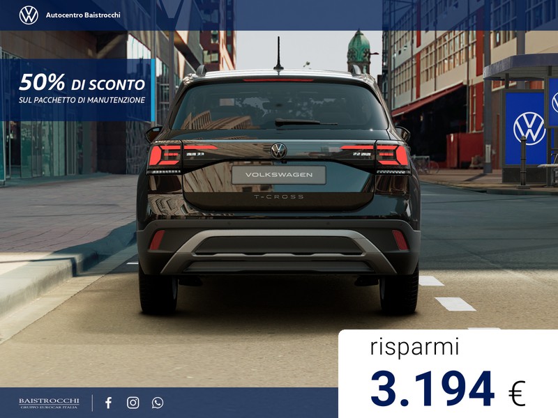Volkswagen T-Cross Edition Plus 1.0 TSI 95 CV