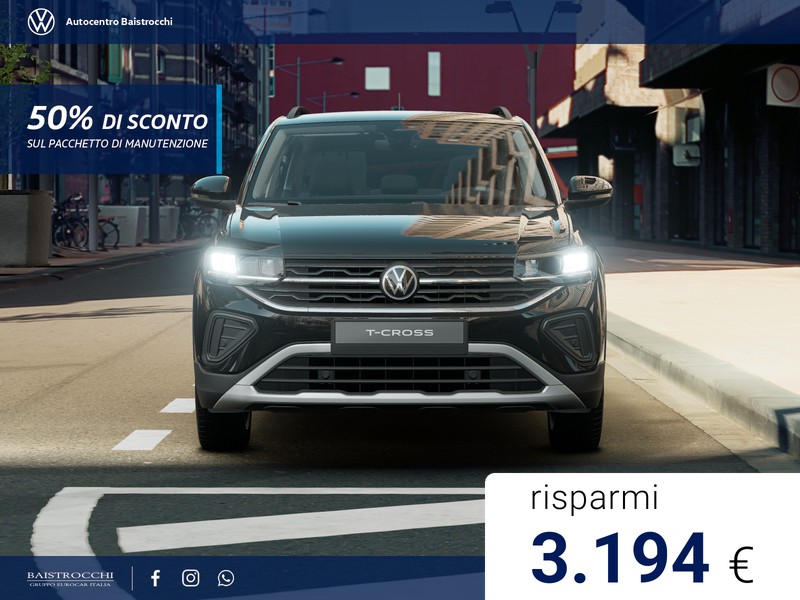 Volkswagen T-Cross Edition Plus 1.0 TSI 95 CV