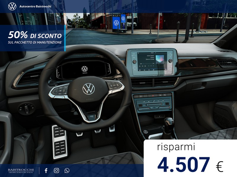 Volkswagen T-Roc R-Line Plus 1.0 TSI 115 CV