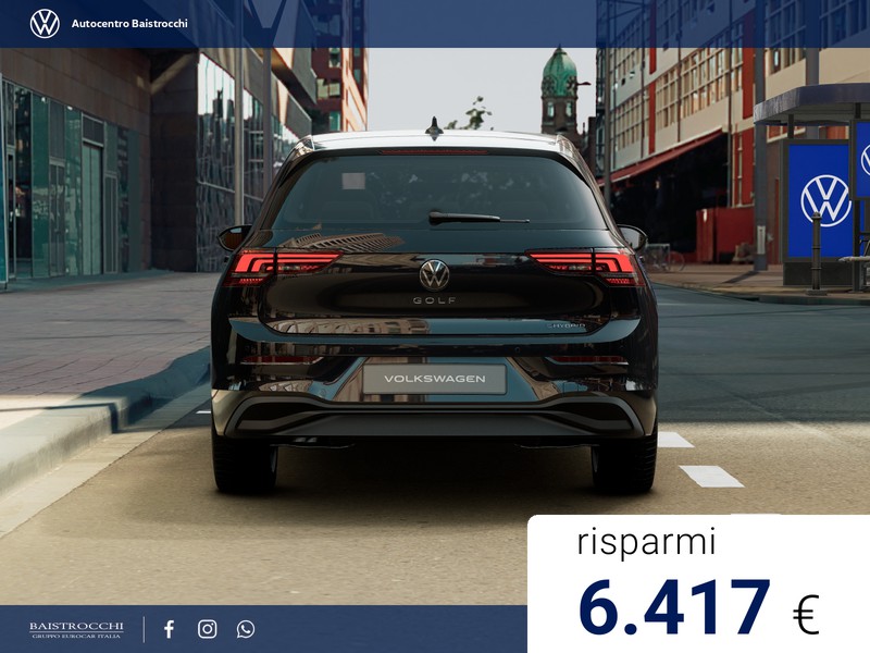 Volkswagen Golf eHybrid Edition Plus 1.5 TSI 204 CV DSG