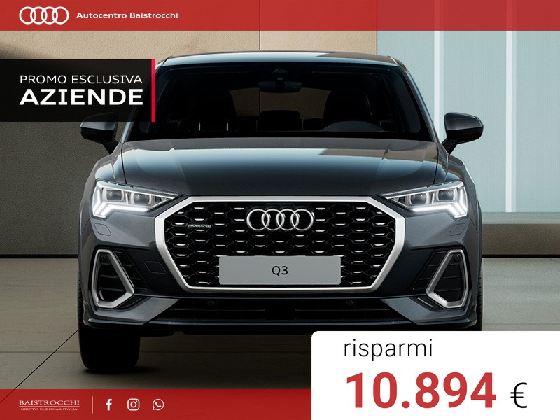 Audi Q3 Sportback Identity Black 40 TDI quattro S tronic