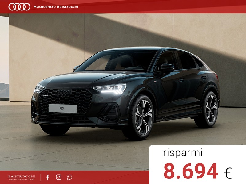 Audi Q3 Sportback Identity Black 40 TDI quattro S tronic