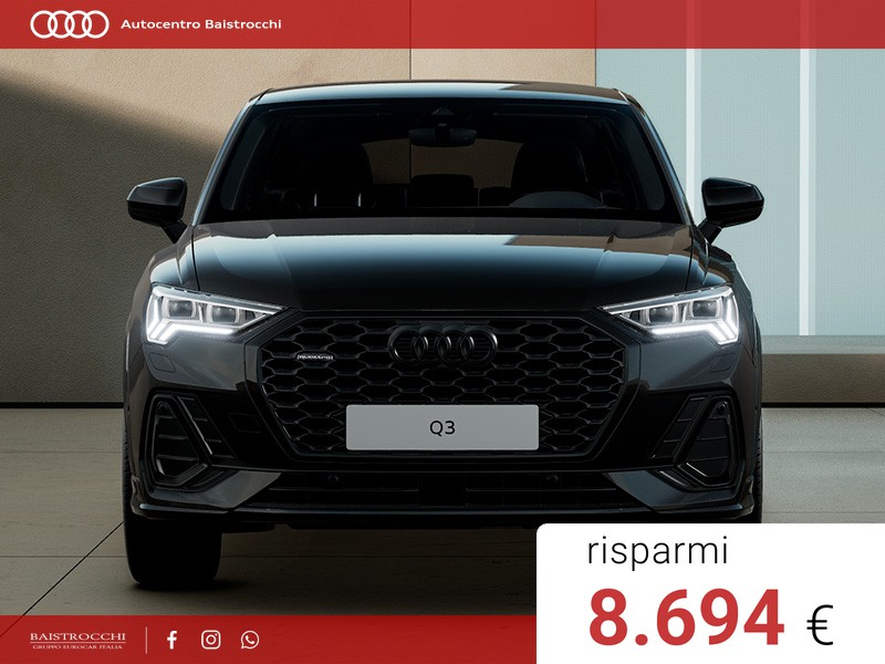 Audi Q3 Sportback Identity Black 40 TDI quattro S tronic