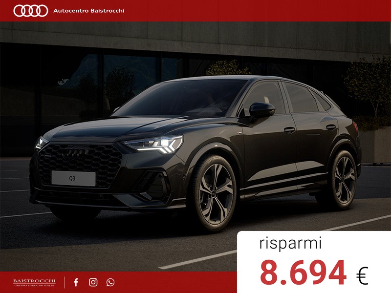 Audi Q3 Sportback Identity Black 40 TDI quattro S tronic