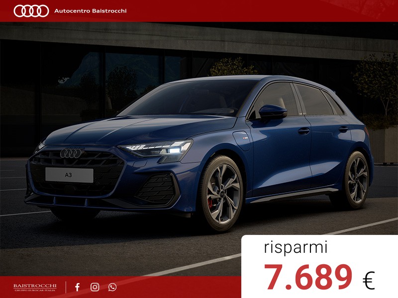 Audi A3 Sportback S line edition 45 TFSI e S tronic