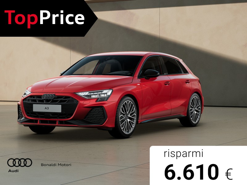 Audi A3 sportback 2.0 tdi s line edition 150cv s-tronic