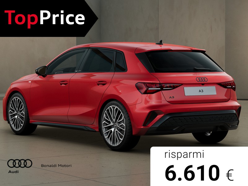 Audi A3 sportback 2.0 tdi s line edition 150cv s-tronic