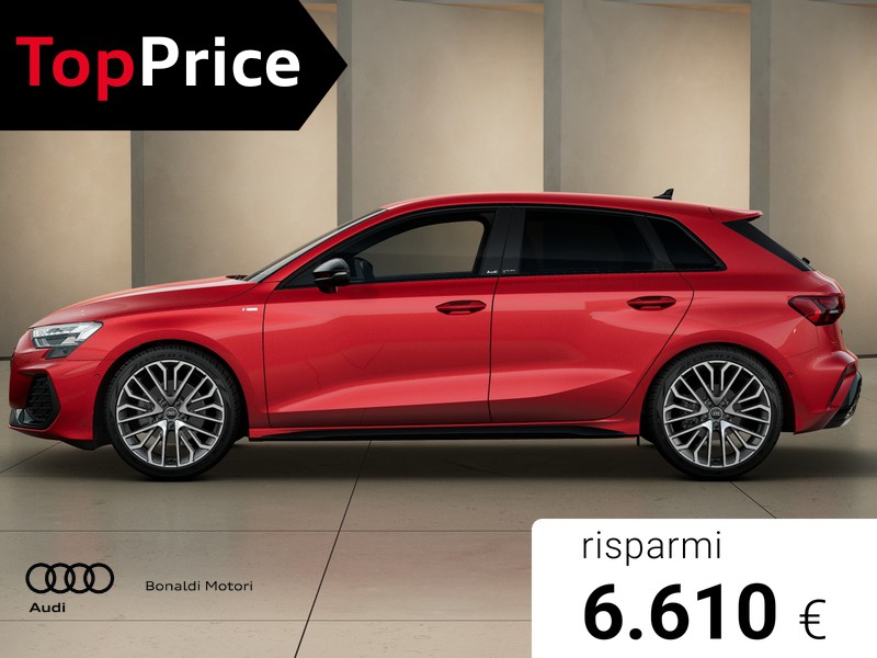 Audi A3 sportback 2.0 tdi s line edition 150cv s-tronic