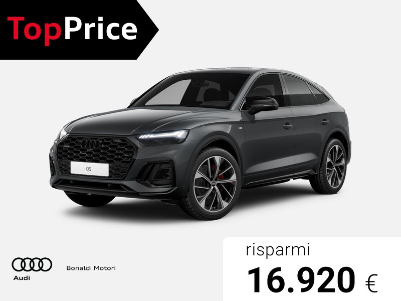 Audi Q5 sportback 40 2.0 tdi mhev 12v identity black quattro s-tronic