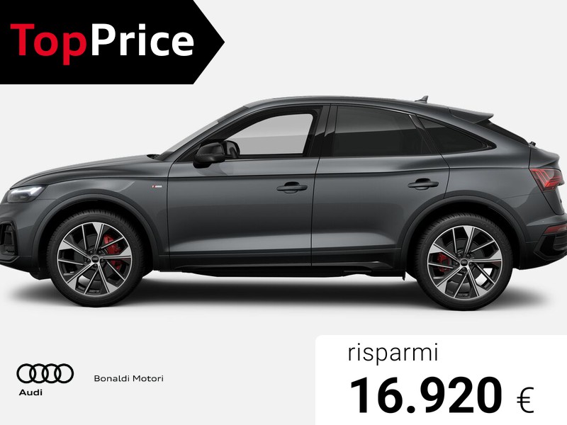 Audi Q5 sportback 40 2.0 tdi mhev 12v identity black quattro s-tronic