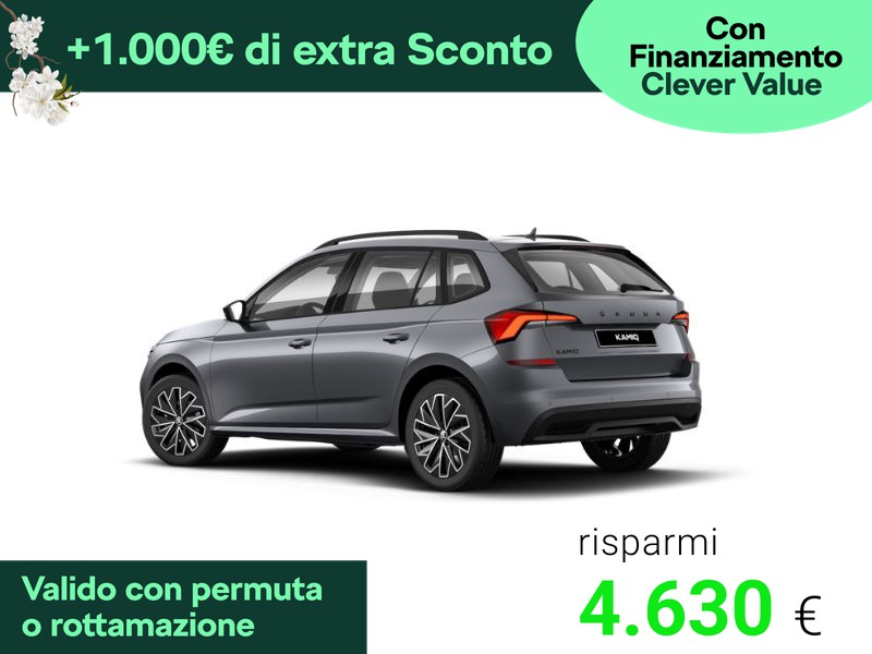 Skoda Kamiq 1.0 tsi black dots 115cv