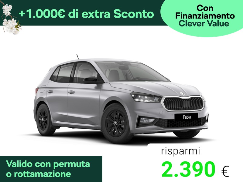 Skoda Fabia 1.0 mpi evo young edition 80cv