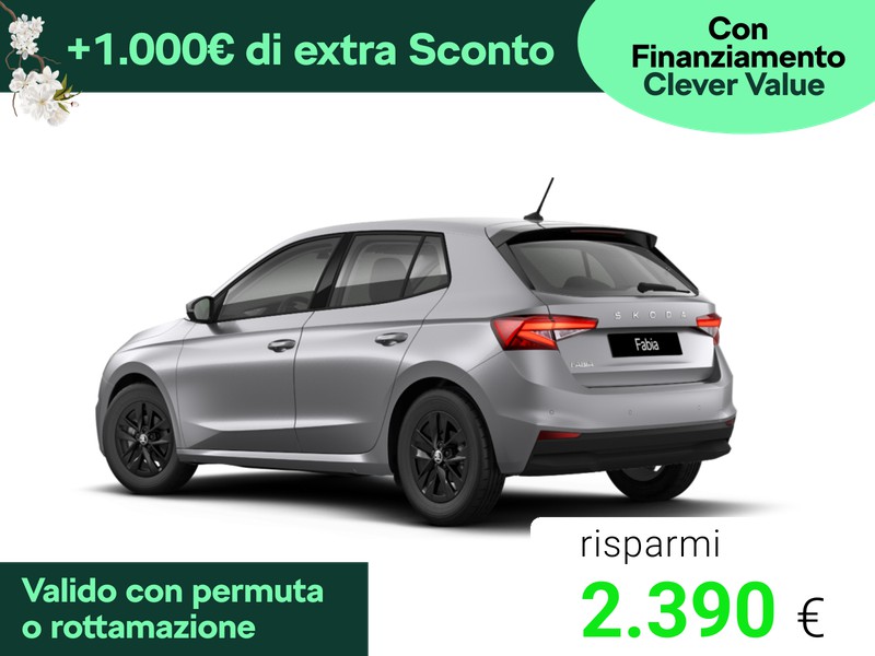 Skoda Fabia 1.0 mpi evo young edition 80cv