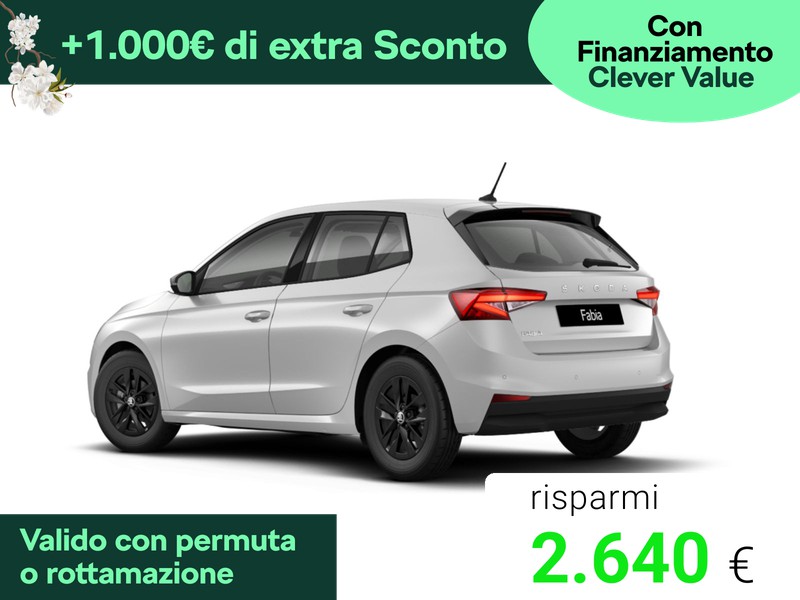 Skoda Fabia 1.0 tsi evo young edition 95cv