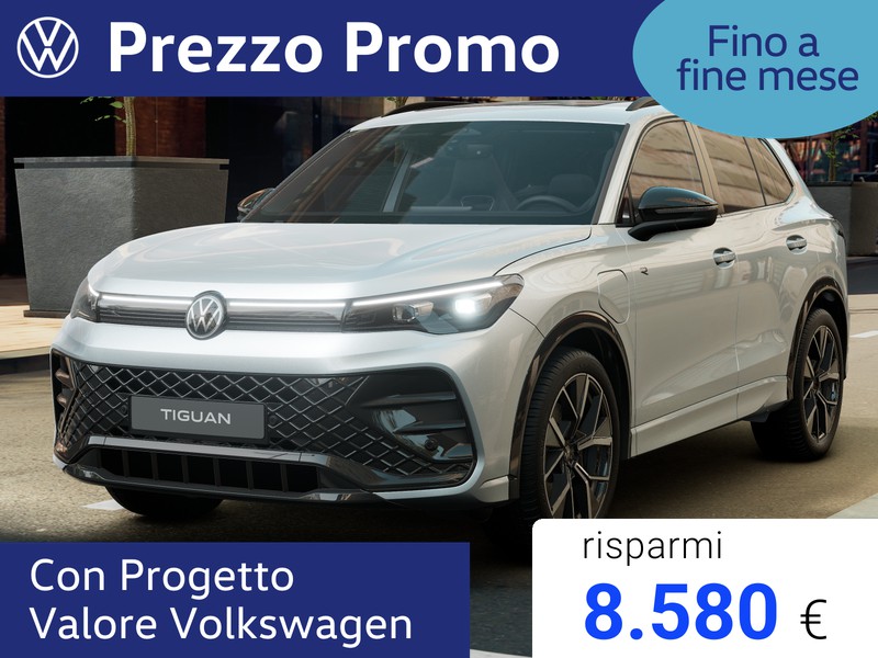 Volkswagen Tiguan 1.5 tsi ehybrid r-line plus 204cv dsg