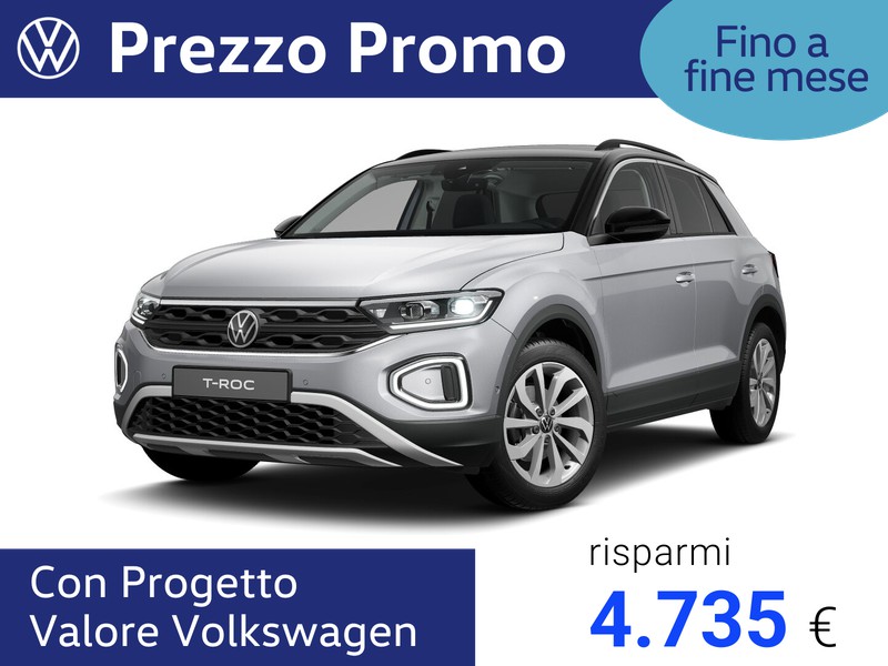 Volkswagen T-Roc 2.0 tdi edition plus 150cv dsg