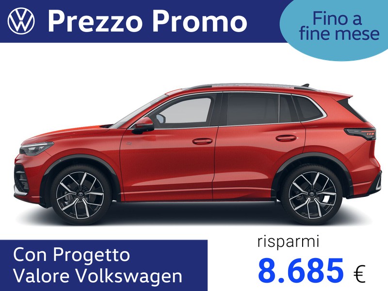 Volkswagen Tiguan 1.5 tsi ehybrid r-line plus 204cv dsg