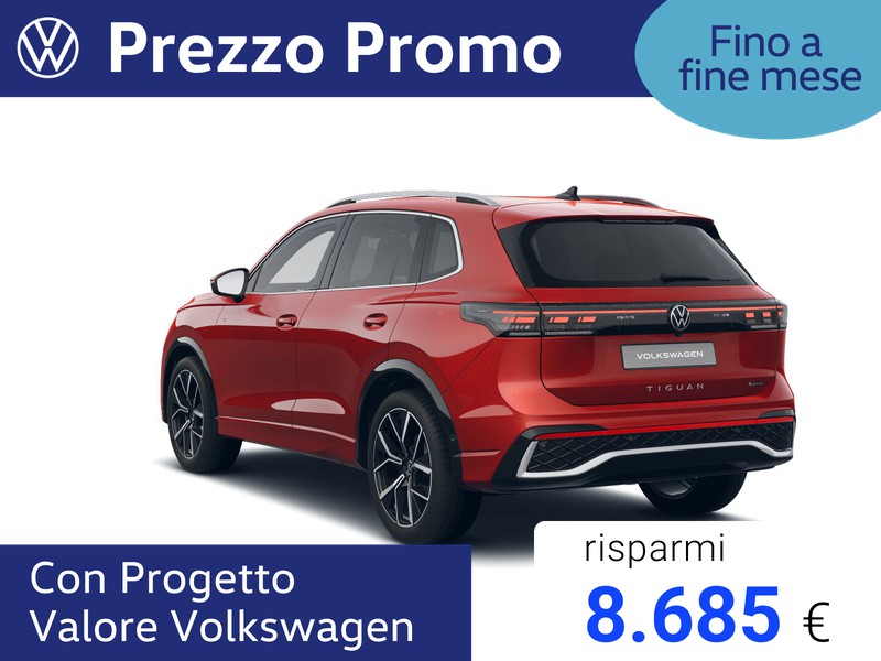 Volkswagen Tiguan 1.5 tsi ehybrid r-line plus 204cv dsg