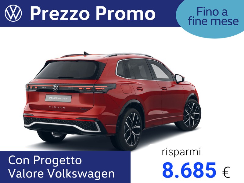 Volkswagen Tiguan 1.5 tsi ehybrid r-line plus 204cv dsg