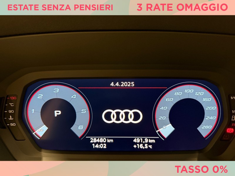 Audi A3 sportback 40 2.0 tdi s line edition quattro s-tronic
