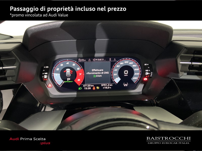 Audi A3 sportback 30 1.5 g-tron s line edition s-tronic