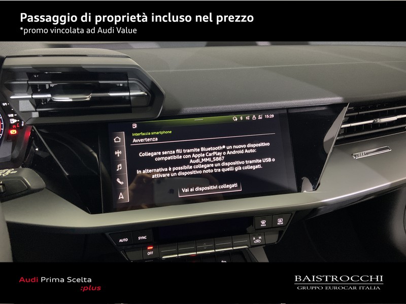 Audi A3 sportback 30 1.5 g-tron s line edition s-tronic