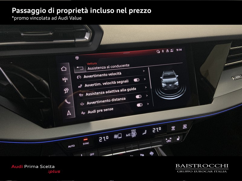 Audi A3 sportback 2.0 tdi s line edition 150cv s-tronic