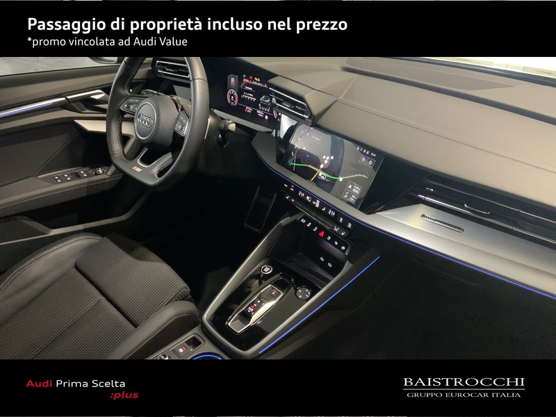 Audi A3 sportback 2.0 tdi s line edition 150cv s-tronic