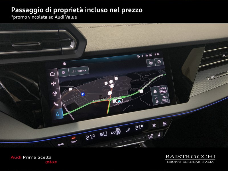 Audi A3 sportback 2.0 tdi s line edition 150cv s-tronic