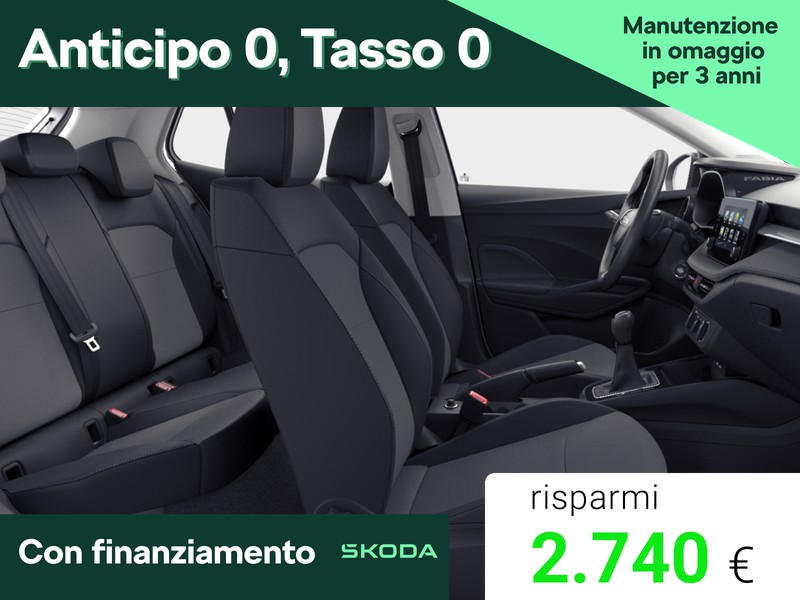 Skoda Fabia 1.0 mpi evo young edition 80cv