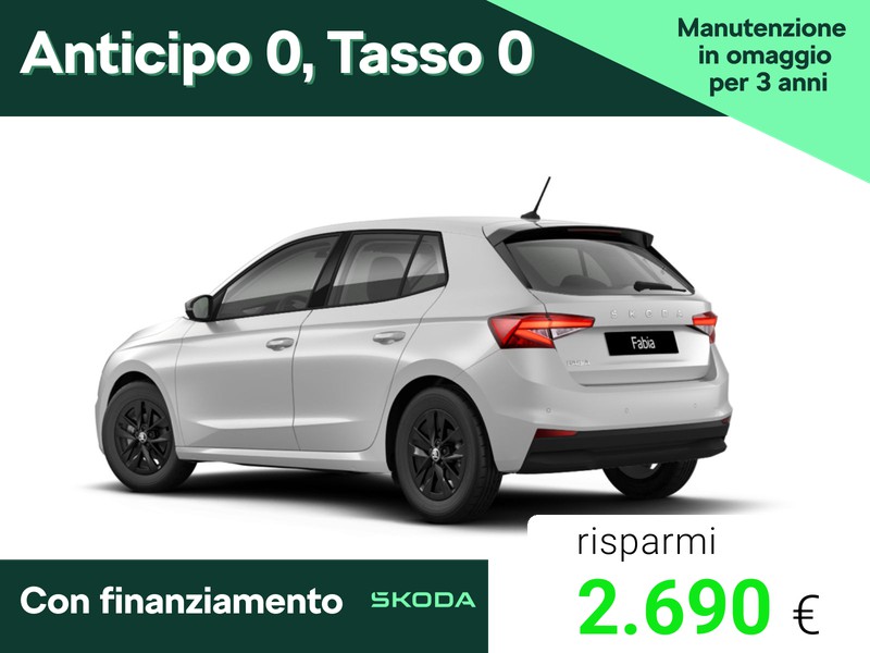 Skoda Fabia 1.0 tsi evo young edition 95cv