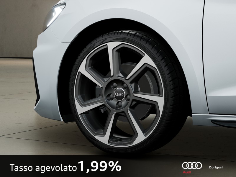 Audi A1 sportback 30 1.0 tfsi identity black 116cv s-tronic