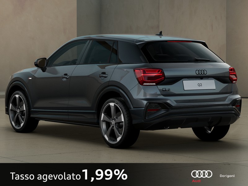 Audi Q2 35 1.5 tfsi identity black
