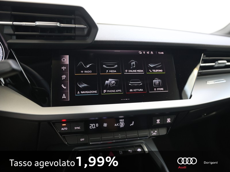 Audi A3 sportback 2.0 tdi business advanced 150cv s-tronic
