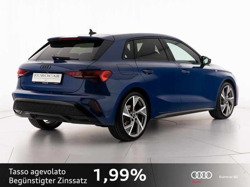 Audi A3 sportback 1.5 tfsi mhev s line edition 150cv s-tronic