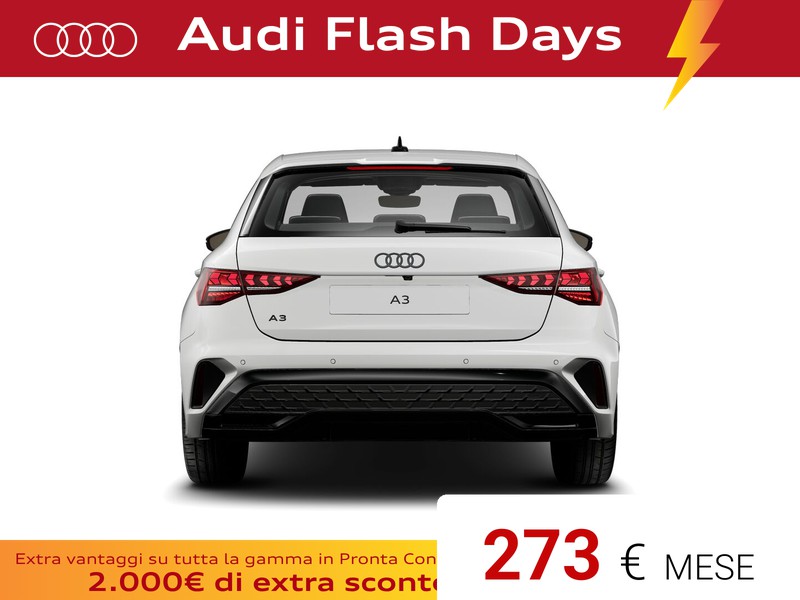 Audi A3 sportback 1.5 tfsi mhev s line edition 150cv s-tronic