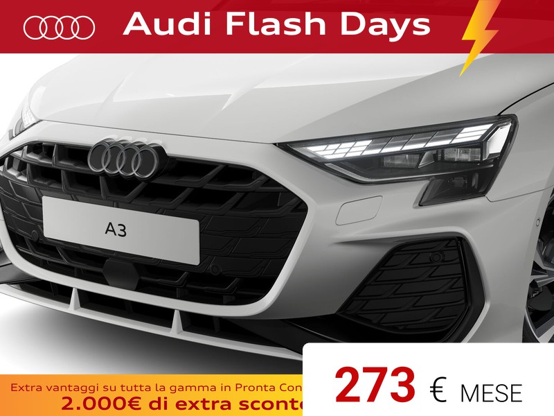 Audi A3 sportback 1.5 tfsi mhev s line edition 150cv s-tronic