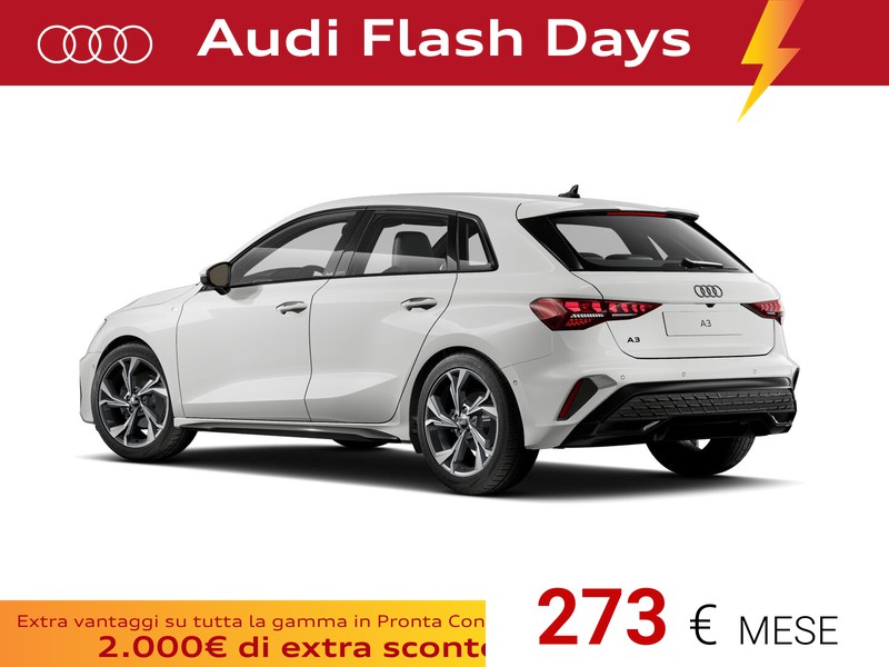 Audi A3 sportback 1.5 tfsi mhev s line edition 150cv s-tronic