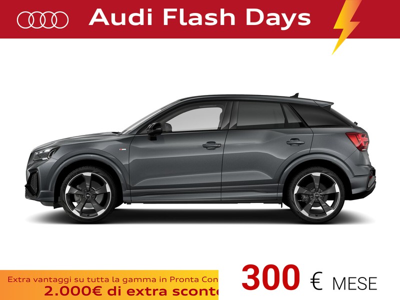 Audi Q2 30 2.0 tdi identity black
