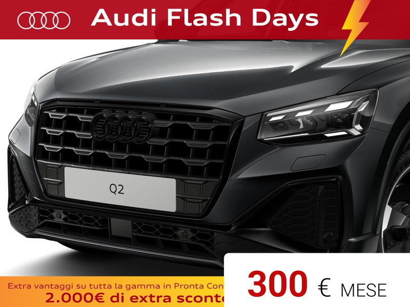 Audi Q2 30 2.0 tdi identity black