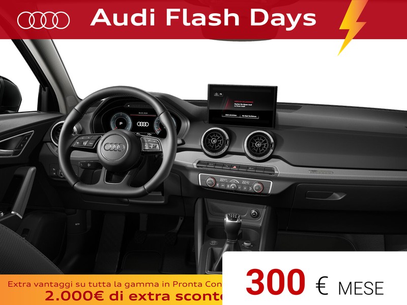 Audi Q2 30 2.0 tdi identity black