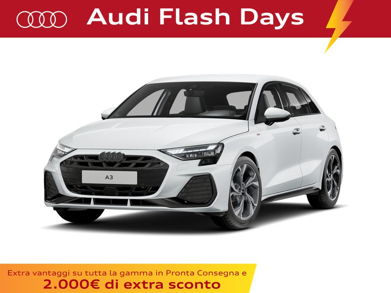 Audi A3 sportback 2.0 tdi s line edition 150cv s-tronic